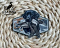 Duck Hunting Dog Camo UV Printed Leatherette Hat Patch