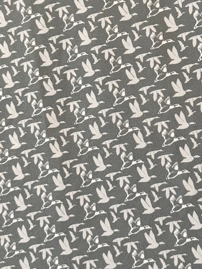 AFW Grey with White Flying Ducks Polo