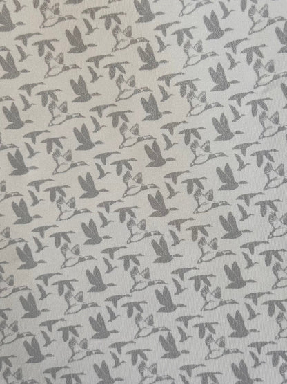 AFW White with Grey Flying Ducks Polo