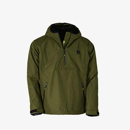 Waterproof 1/2 Zip Bog Hoodie | Mens - Olive