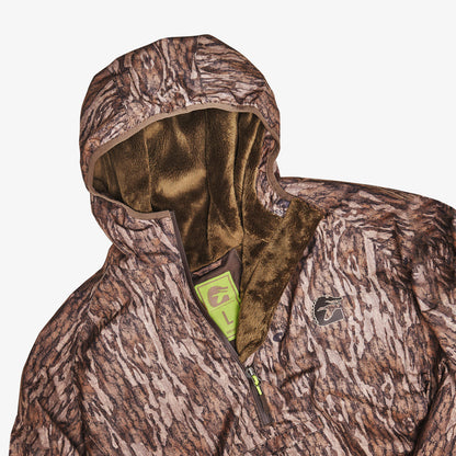 Waterproof 1/2 Zip Bog Hoodie | Mens - Mossy Oak Bottomland
