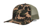 Old School Brown & Green AFW Logo Trucker
