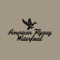 Vintage Wood Duck Logo Design with Pocket in Khaki