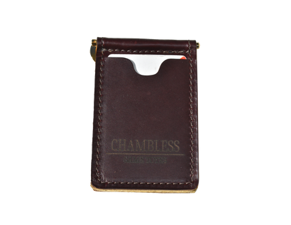 Leather Money Clip / Cardholder