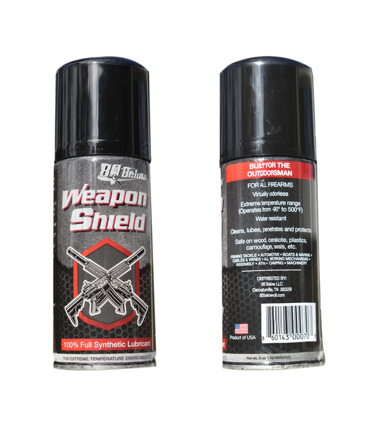Weapon Shield by 80 Below 3 oz. Aerosol Can | Extreme Temperature Sporting Oil Synthetic