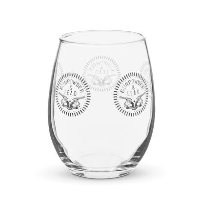 Gunpowder and Lead Tumbler Glass