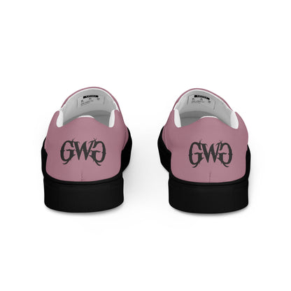 Pistol Trio Women's Mauve Canvas Slip-On Shoes