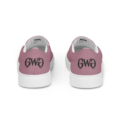 Pistol Trio Women's Mauve Canvas Slip-On Shoes